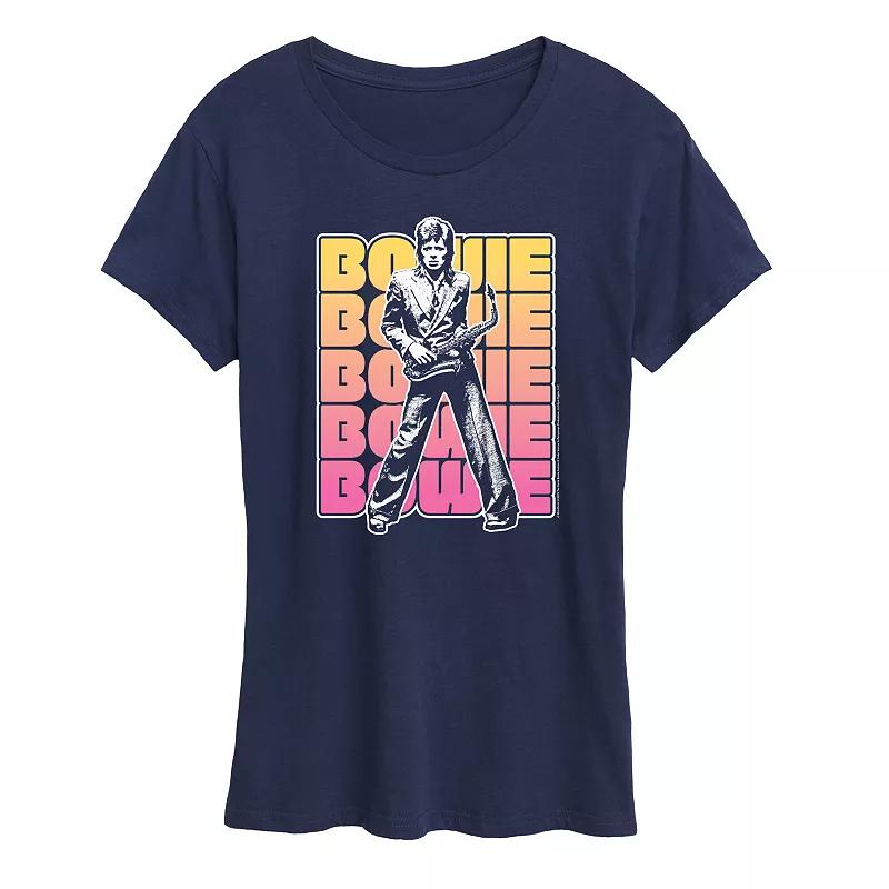 Women's Bowie Stacked Graphic Tee,  Product Image