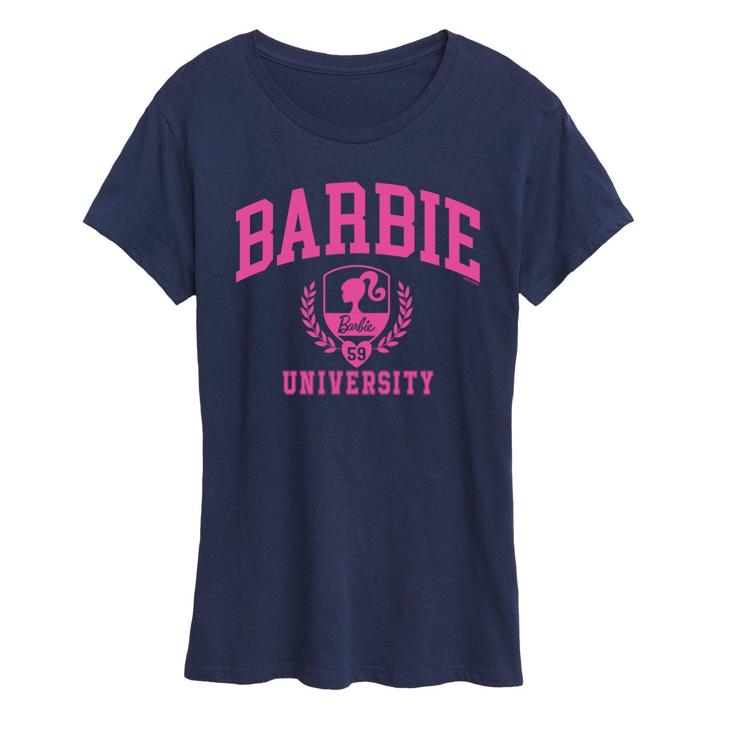 Women's Barbie The Movie Flat Feet Graphic Tee, Girl's,  Product Image