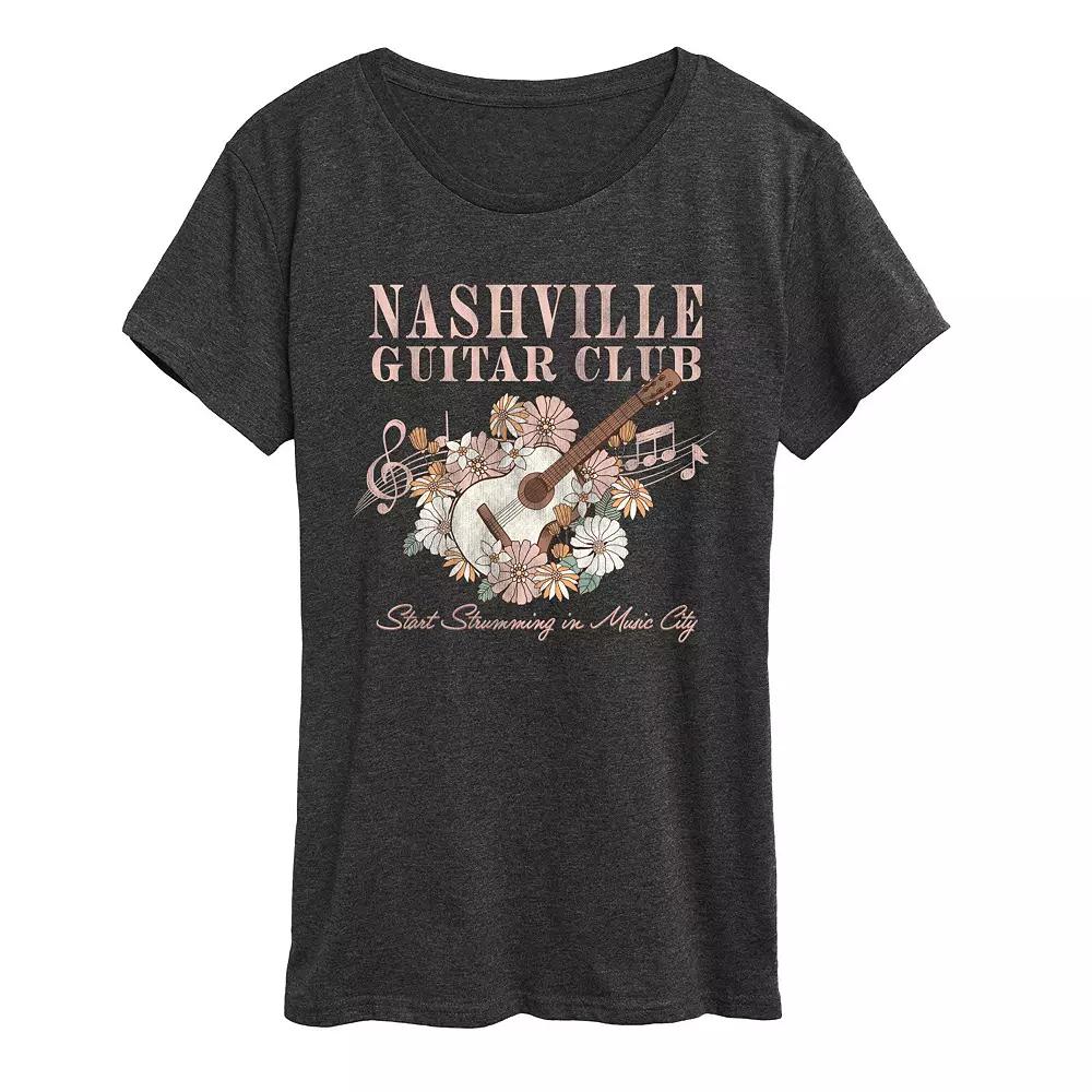 Women's Nashville Guitar Club Graphic Tee,  Product Image