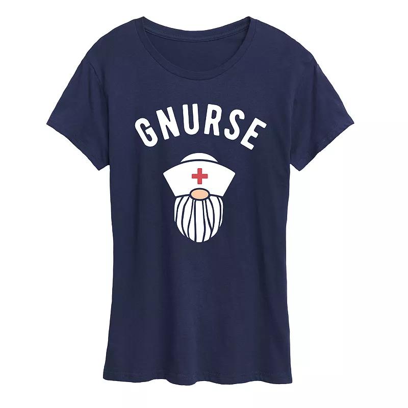 Women's Nurse Gnome Graphic Tee, Girl's,  Product Image