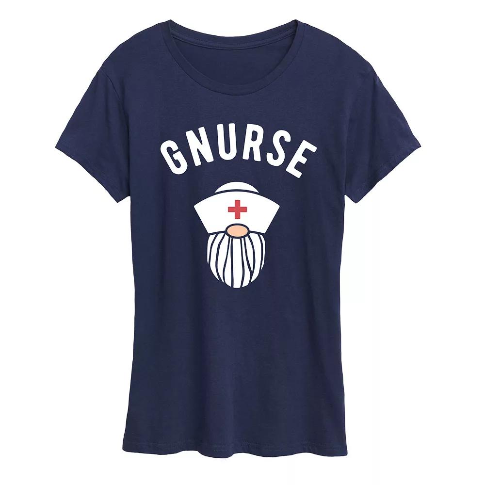 Women's Nurse Gnome Graphic Tee, Girl's,  Product Image