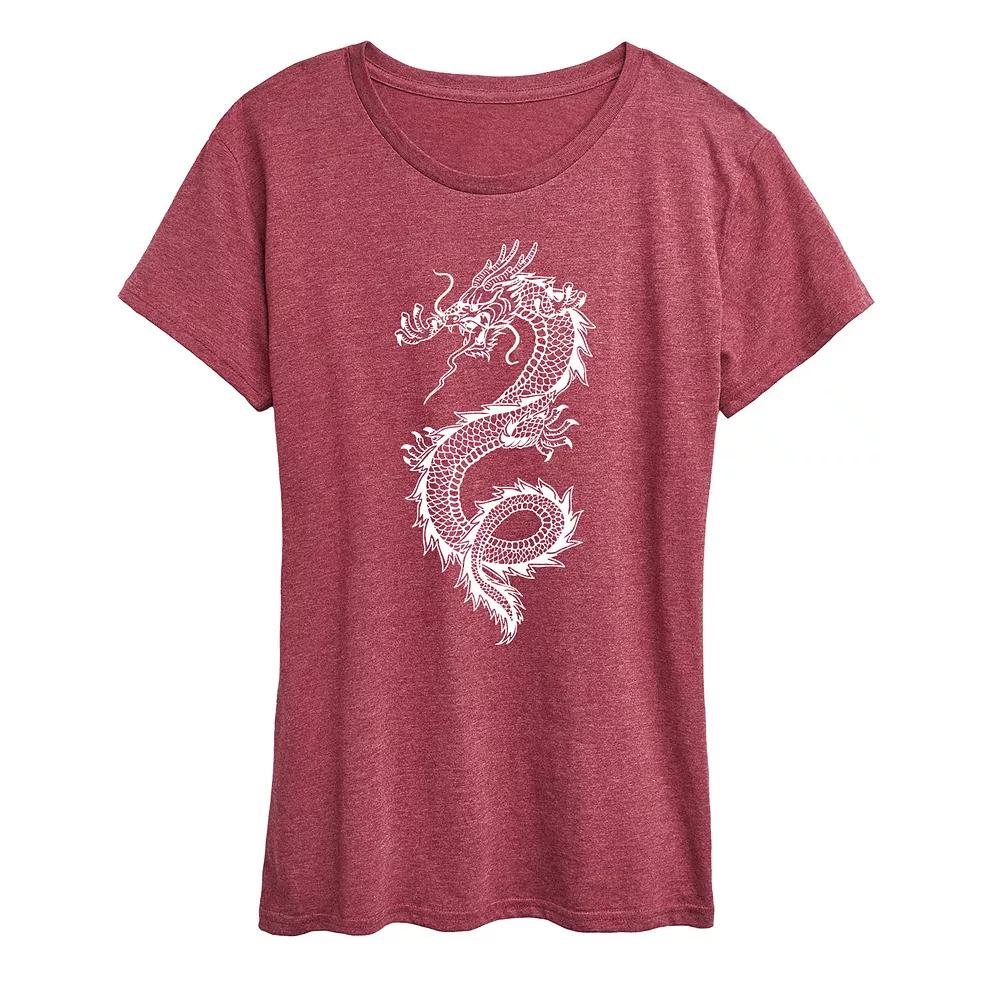 Women's Chinese Dragon Graphic Tee,  Product Image