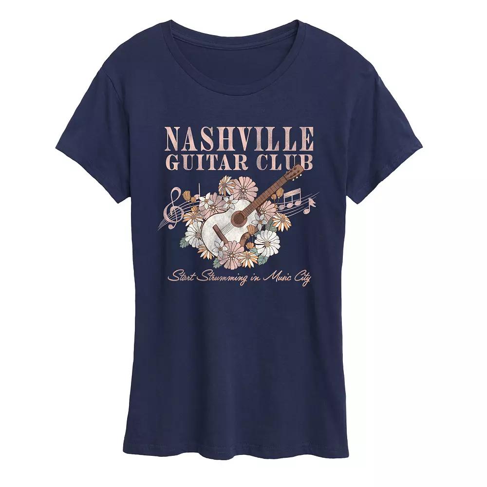 Women's Nashville Guitar Club Graphic Tee,  Product Image