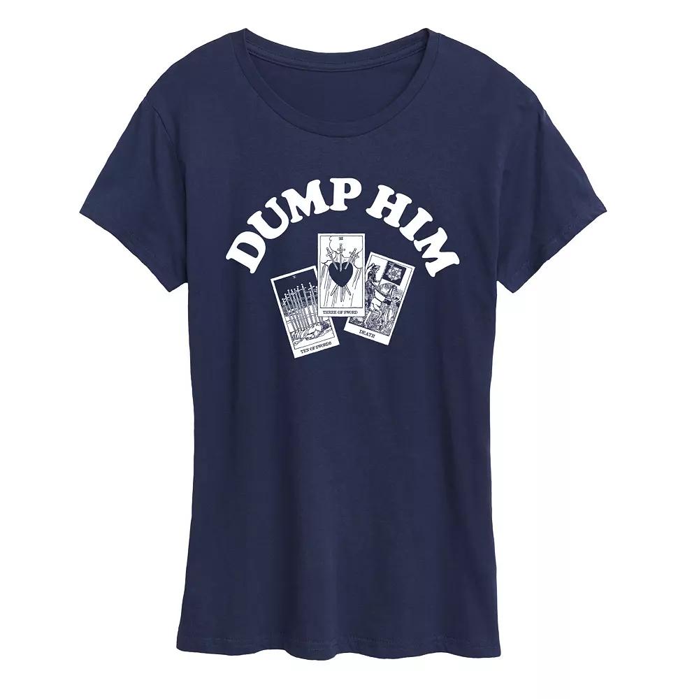 Women's Dump Him Tarot Graphic Tee,  Product Image