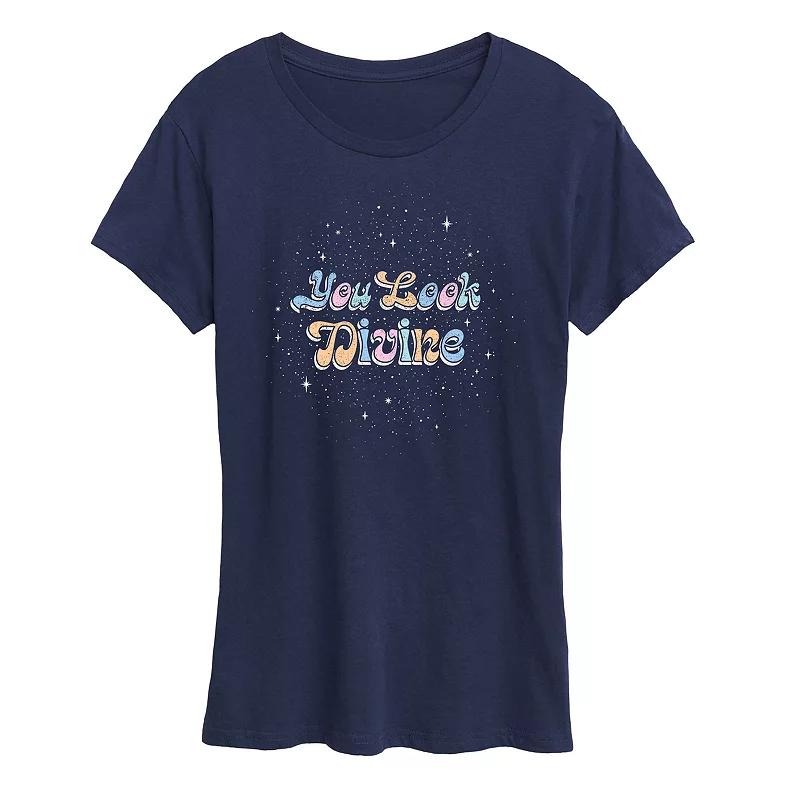 Womens You Look Divine Graphic Tee Product Image