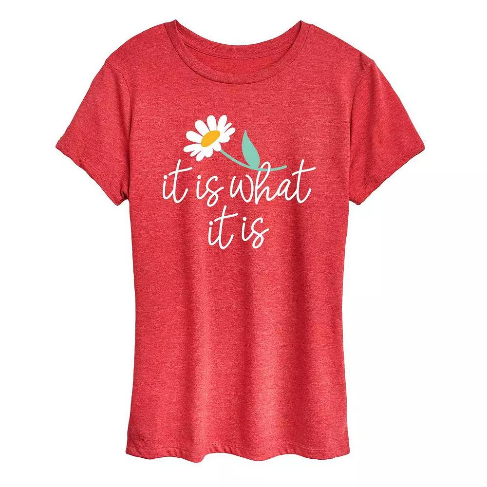 Women's It Is What It Is Graphic Tee, Girl's,  Product Image