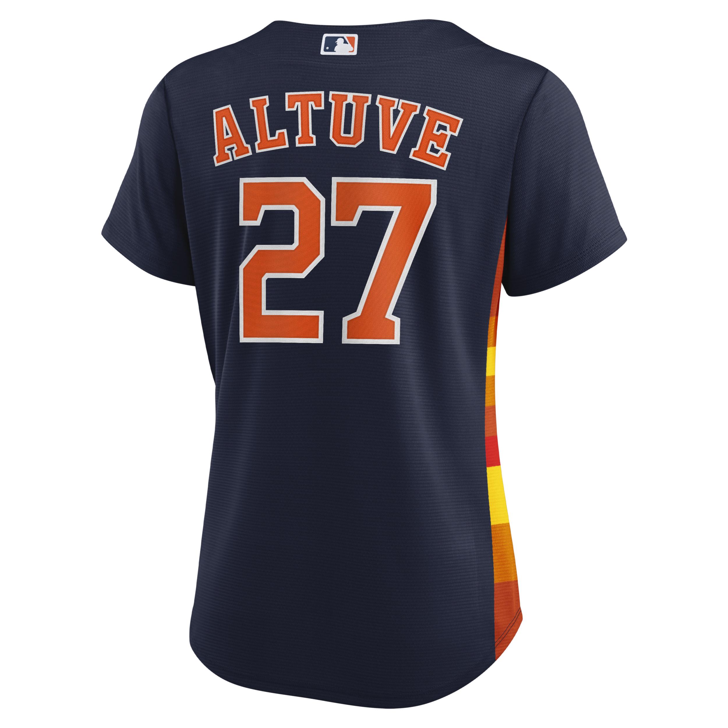 Nike Womens MLB Houston Astros (Jose Altuve) Replica Baseball Jersey | T773HUNUHU7-A27 Product Image