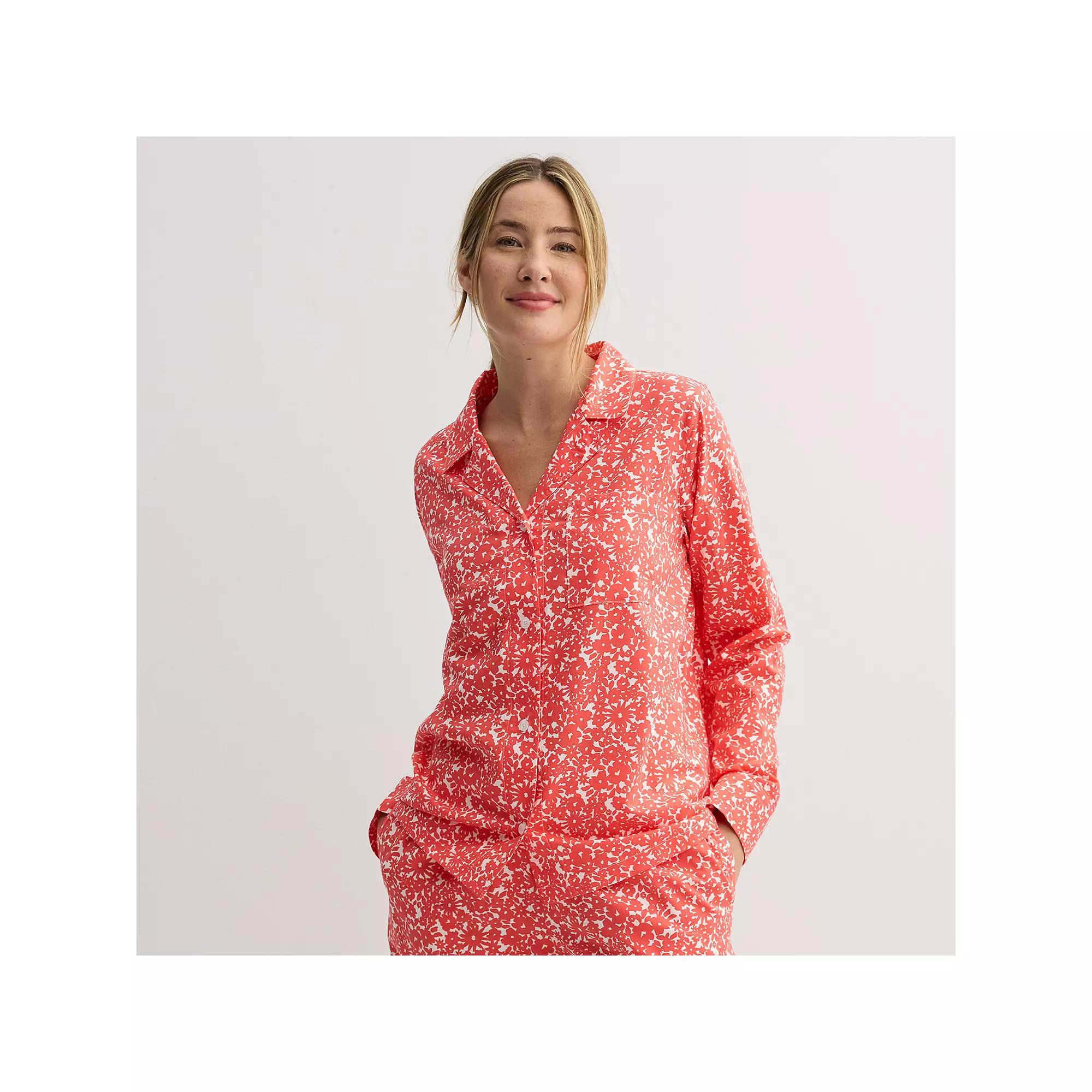 Women's Sonoma Goods For Life® Woven Pajama Top,  Product Image
