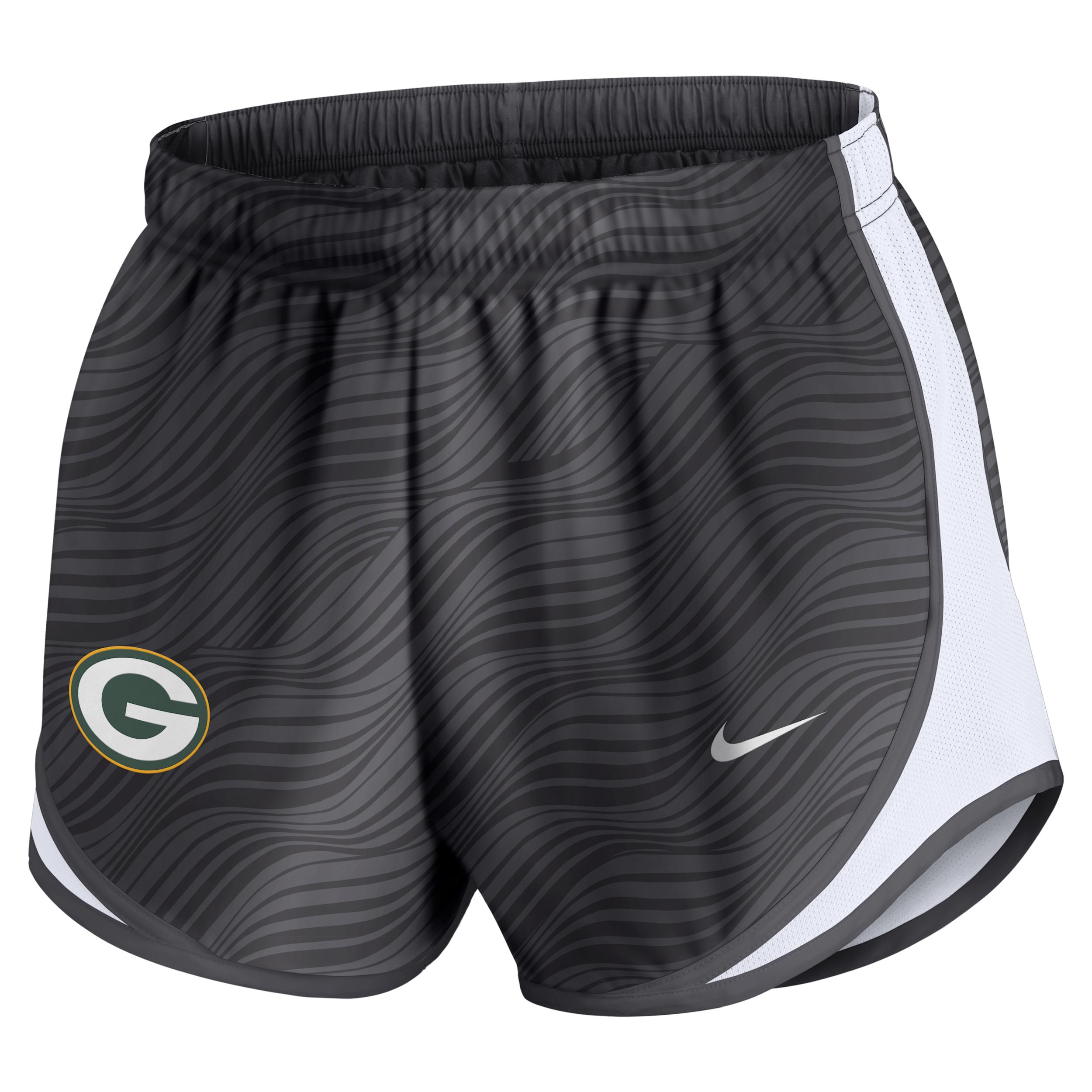 Green Bay Packers Tempo Nike Womens Dri-FIT NFL Shorts | 0265510M7T-YU4 Product Image