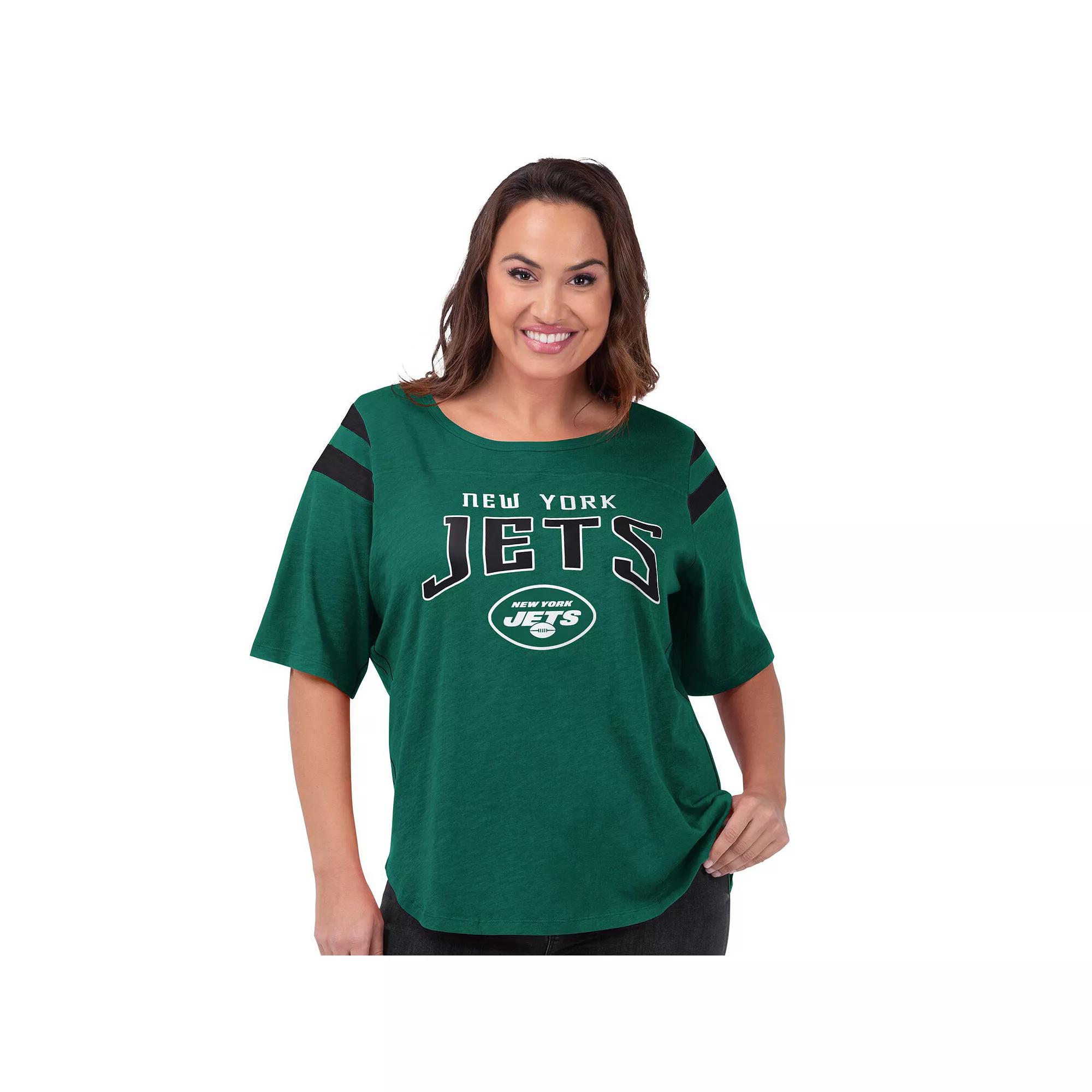 Women's G-III 4Her by Carl Banks Green New York Jets Plus  Product Image