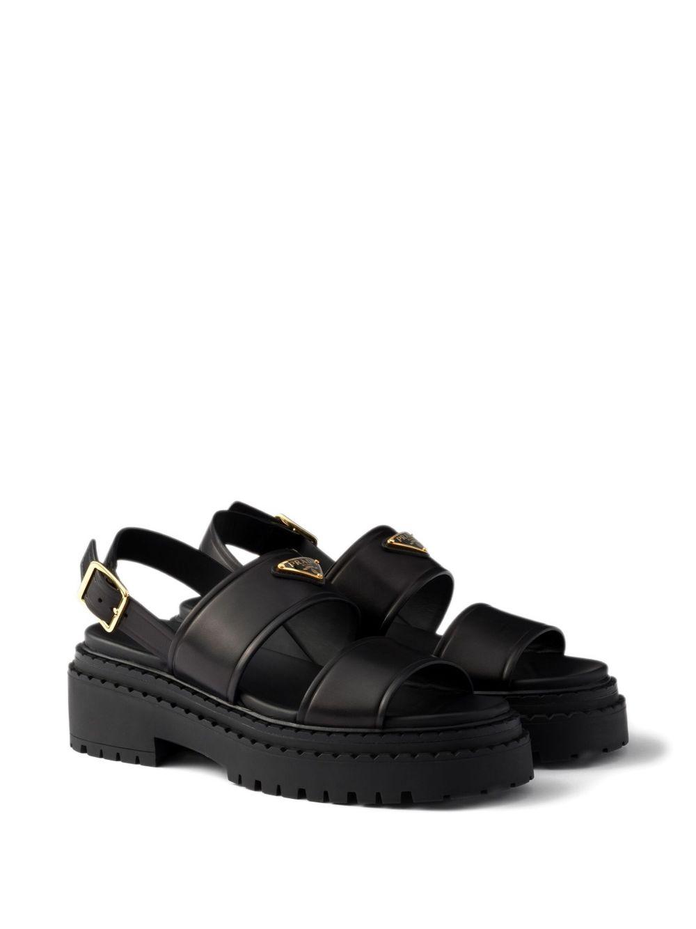 buckle-strap platform sandals Product Image