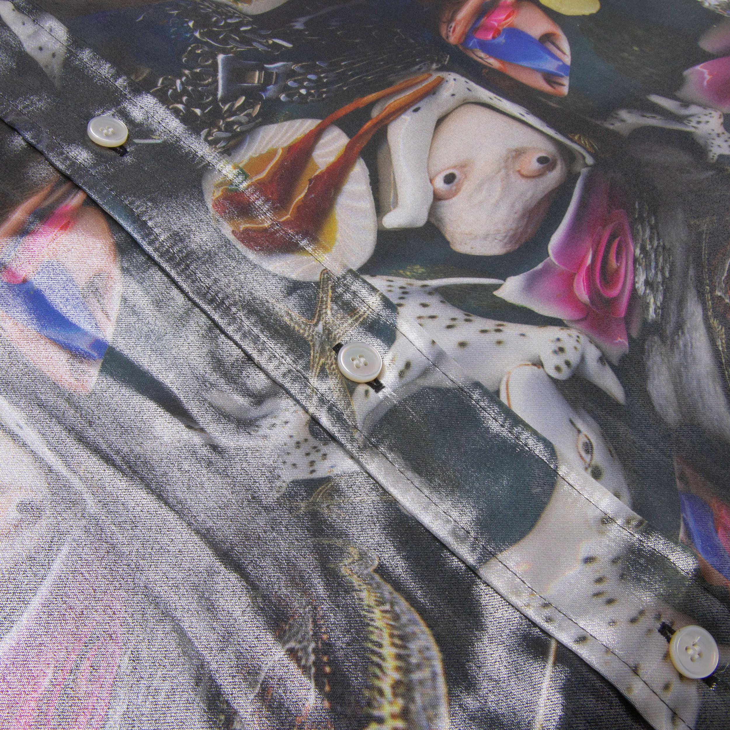 Short Sleeve Shirt - Black/Multi Male Product Image