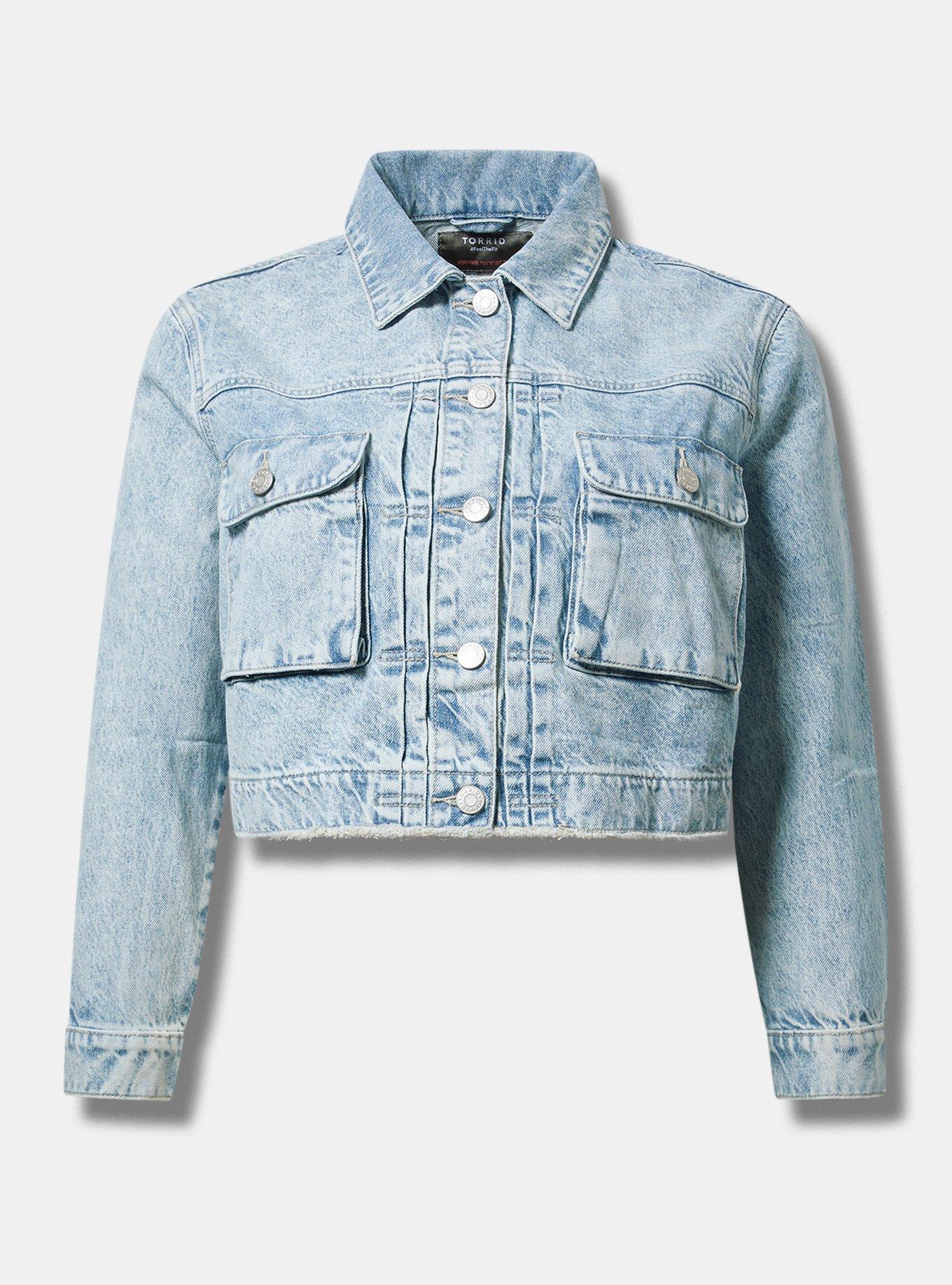 Vintage Denim Trucker Jacket Product Image