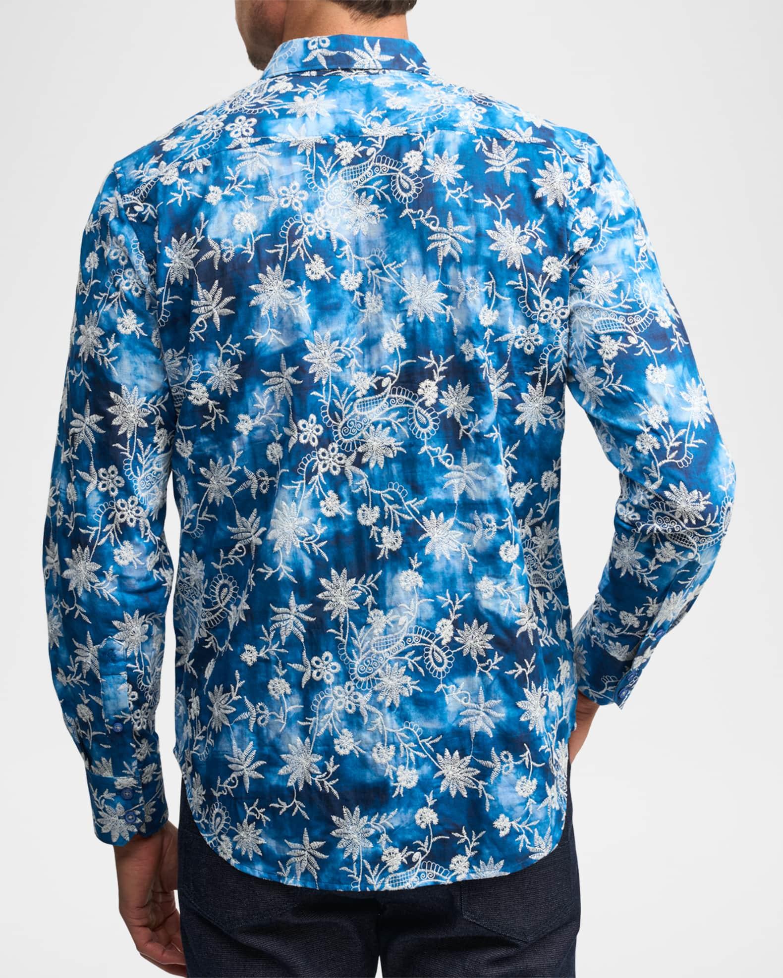Mens Superior Floral Paisley Sport Shirt Product Image