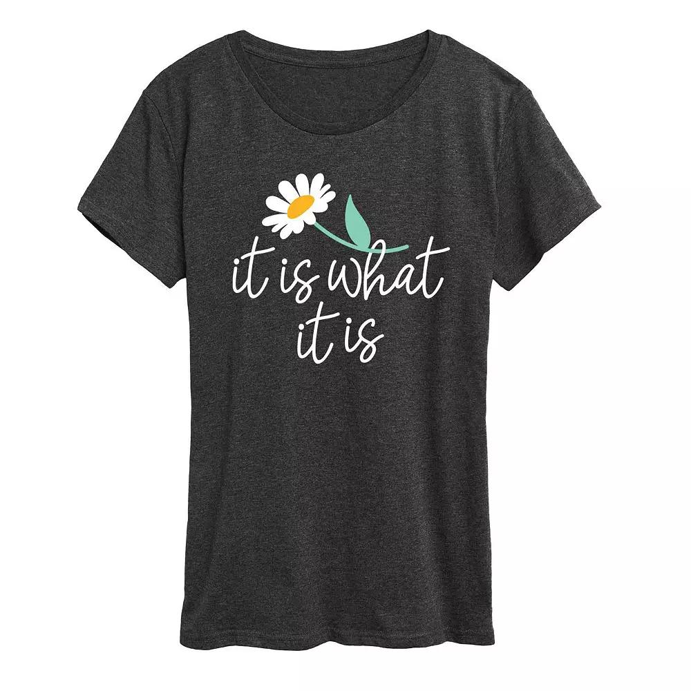 Women's It Is What It Is Graphic Tee, Girl's,  Product Image