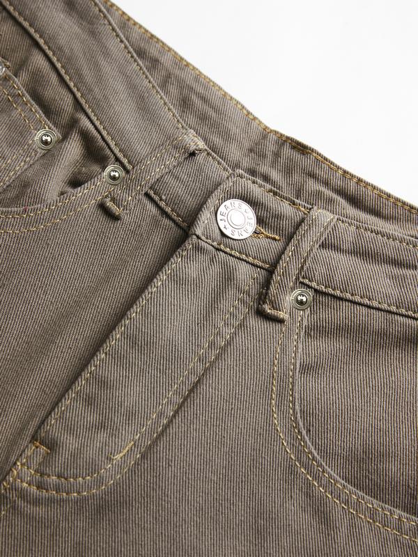 Vintage Washed Mid Rise Boyfriend Jeans Product Image