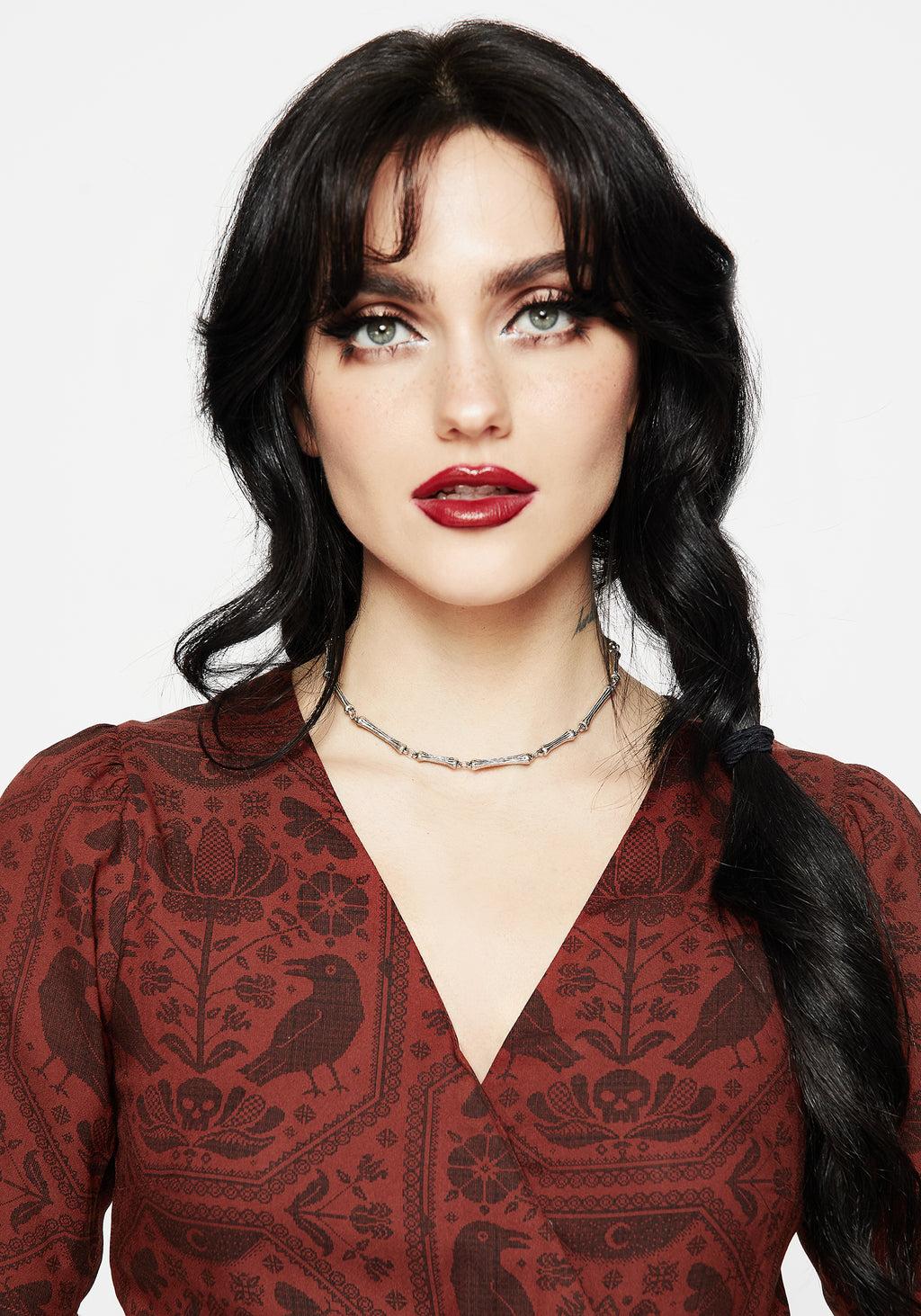 Bones Choker Necklace Product Image