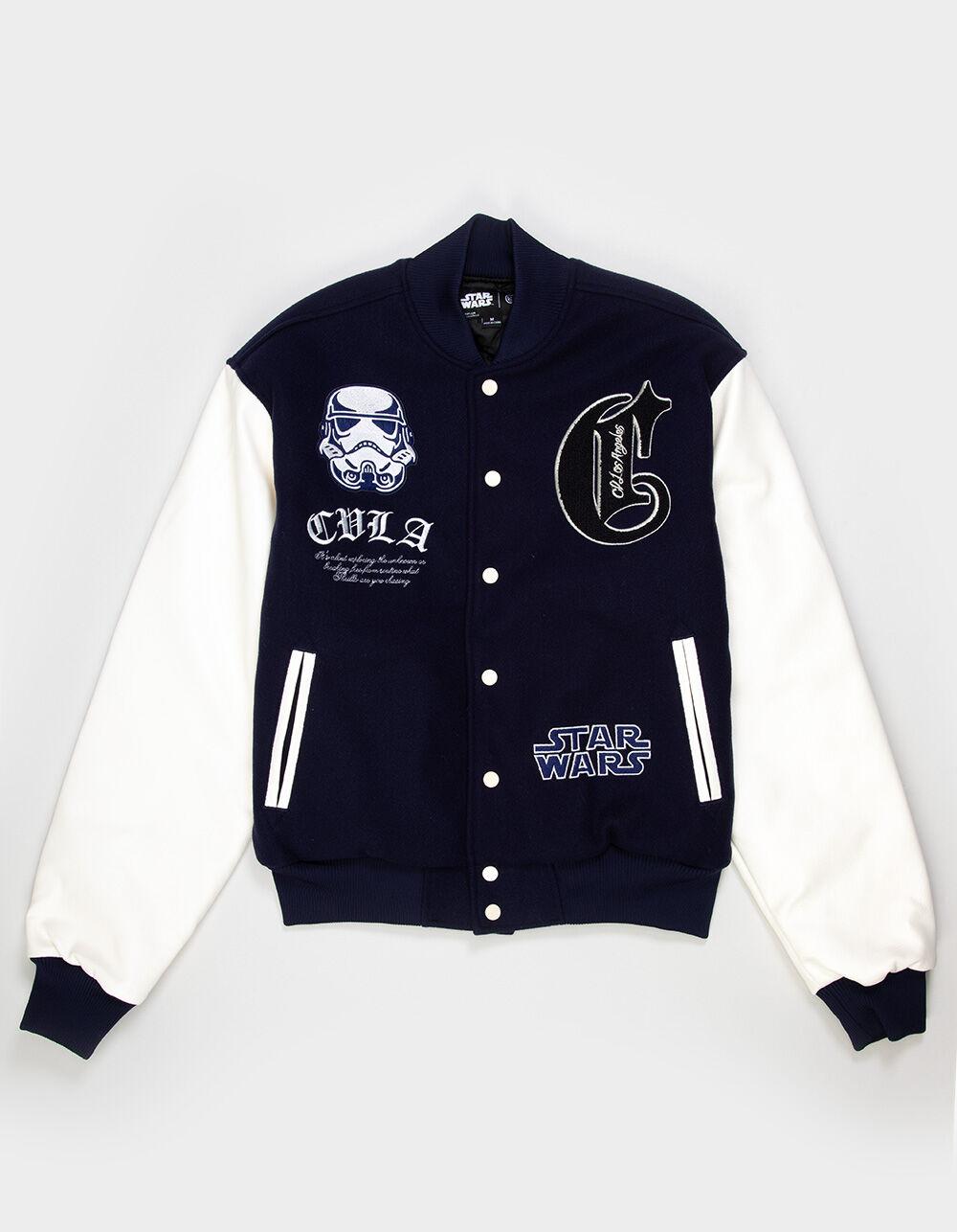CVLA x Star Wars Varsity Mens Jacket - NAVY Product Image