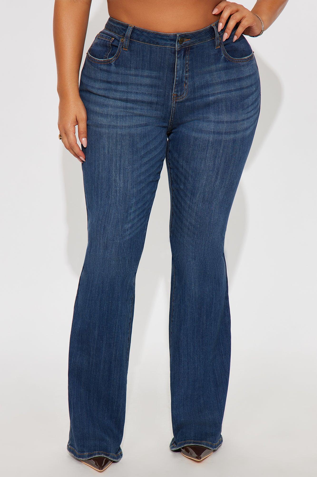 Tall Out Of My Way Low Rise Bootcut Jean - Dark Wash Female Product Image