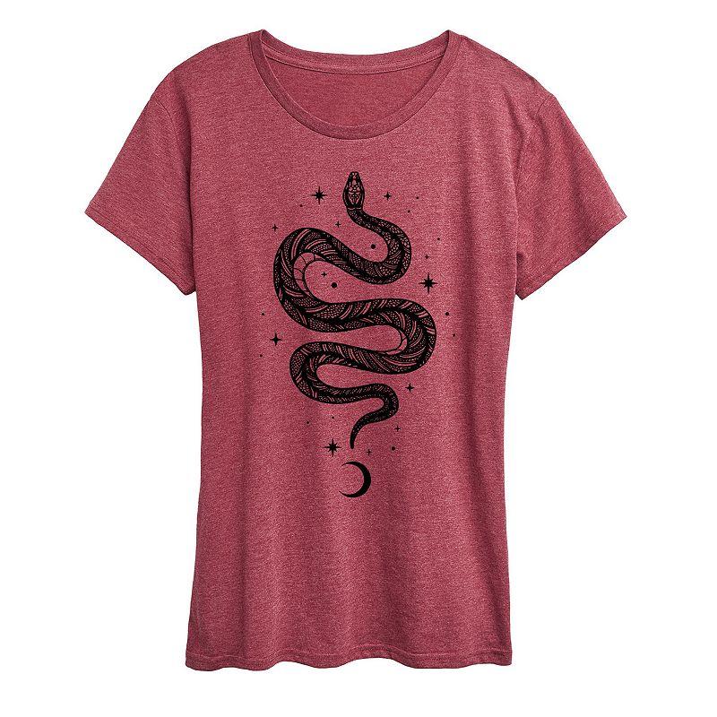 Women's Celestial Snake Graphic Tee,  Product Image