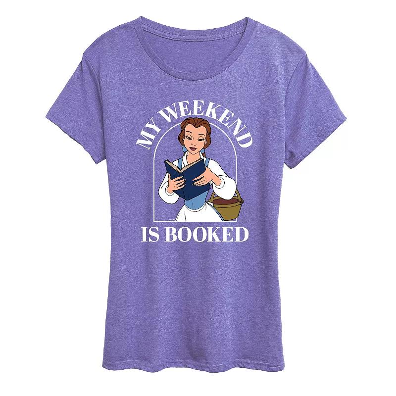Disney Princess Belle Women's Weekend Graphic Tee, Girl's,  Product Image