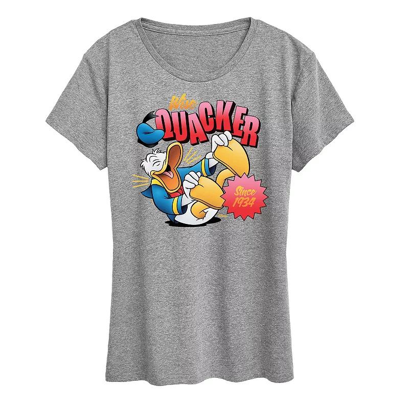 Disney's Donald Duck Women's Wise Quacker Graphic Tee,  Product Image