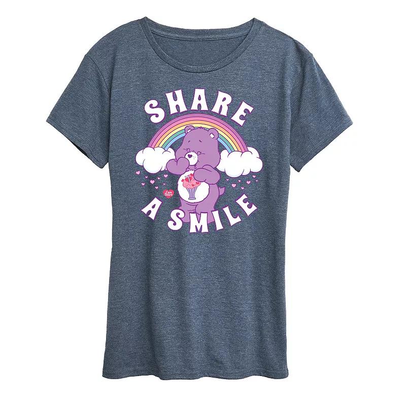 Women's Care Bears Share A Smile Graphic Tee, Girl's,  Product Image