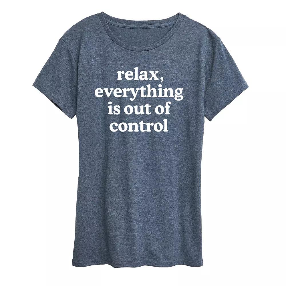 Women's Relax Out Of Control Graphic Tee, Girl's,  Product Image