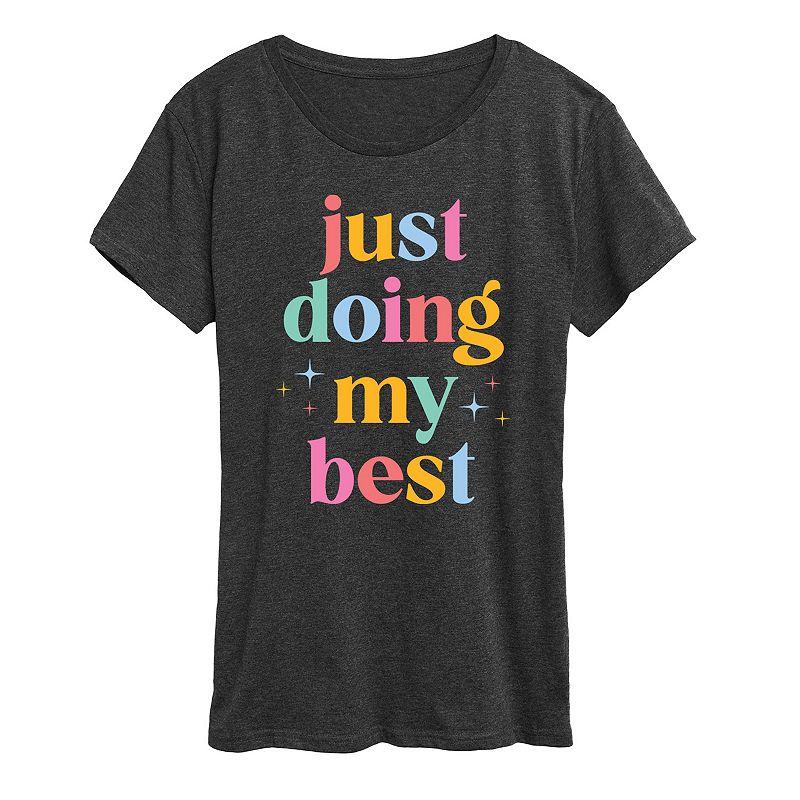 Women's Just Doing My Best Graphic Tee,  Product Image
