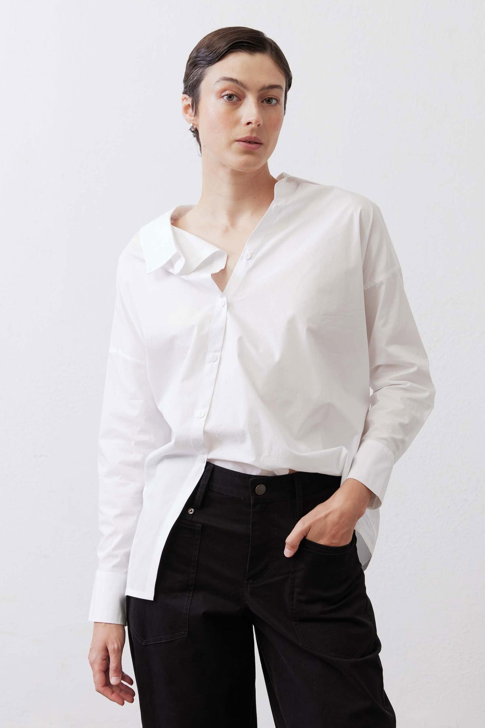 Woke Up Like This Button Down Top Product Image