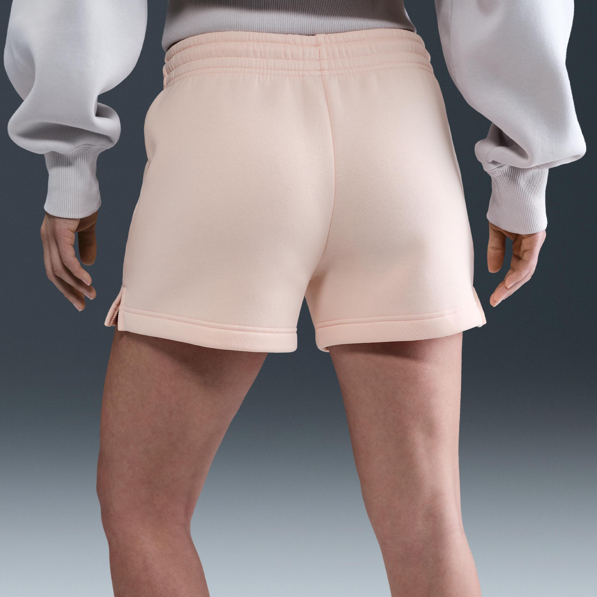 Womens Nike Sportswear Phoenix Fleece Mid-Rise 4 Shorts | IH2108-664 Product Image