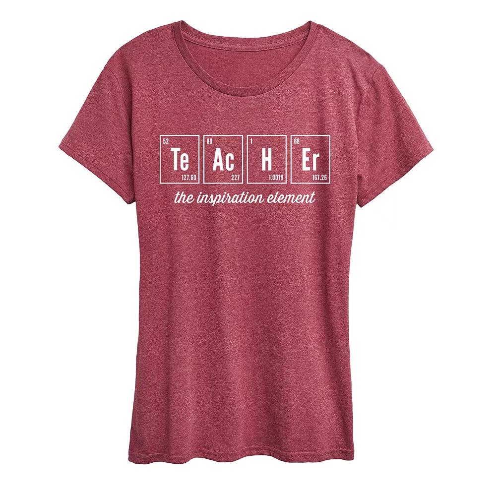 Women's Teacher Element Graphic Tee, Girl's,  Product Image