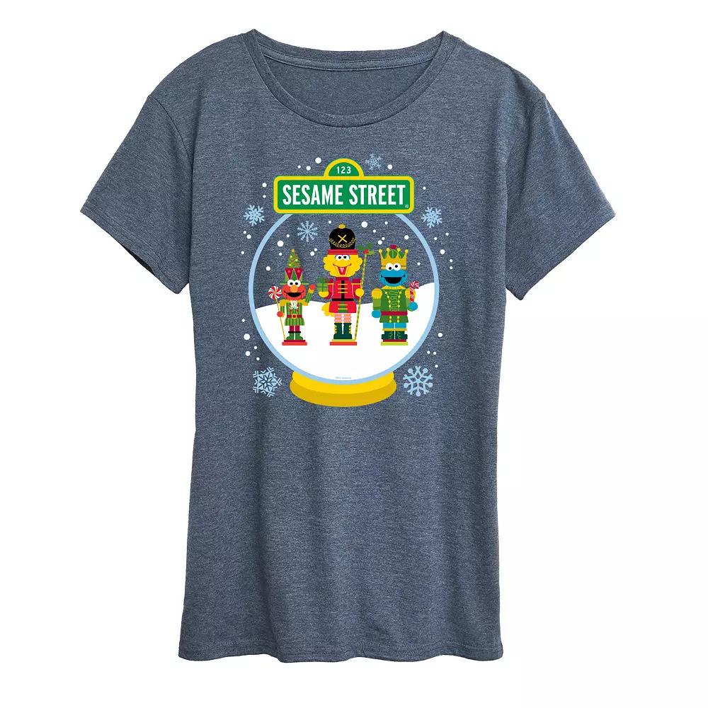 Women's Sesame Street Snow Globe Graphic Tee, Girl's,  Product Image