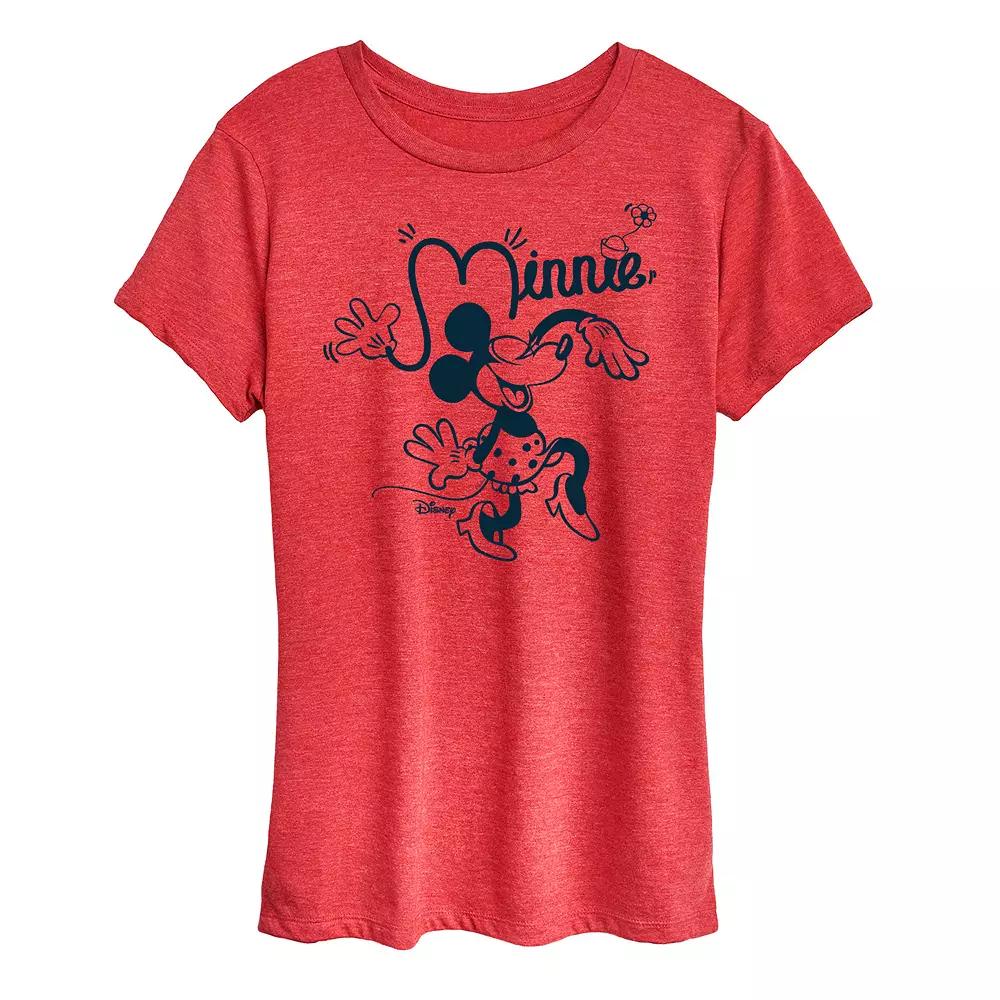 Disney's Minnie Mouse Fun Graphic Tee, Women's,  Product Image