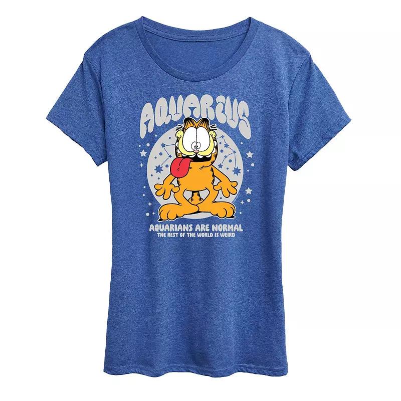 Plus Garfield Aquarius Graphic Tee, Women's,  Product Image
