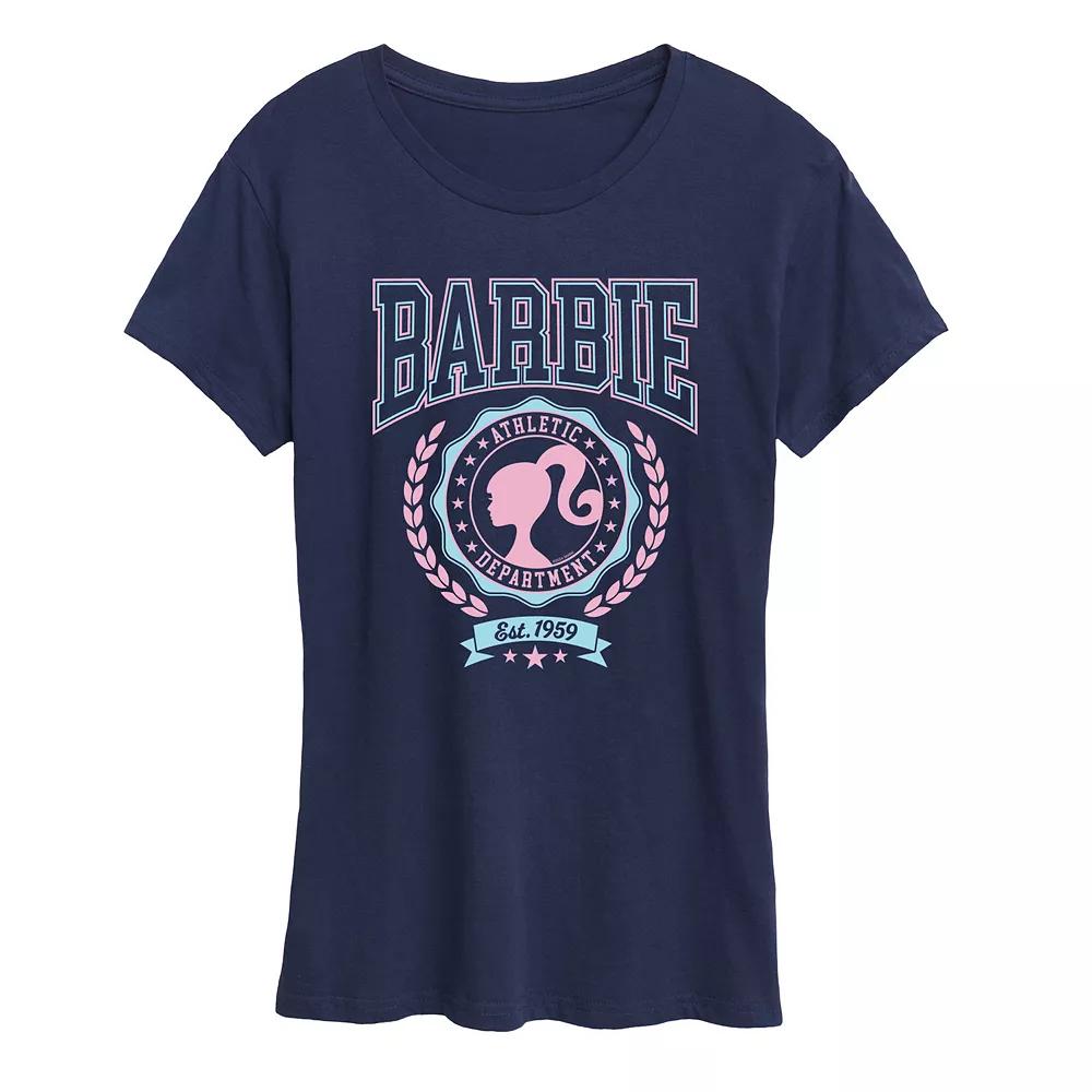 Women's Barbie® Varsity Athletic Department Graphic Tee,  Product Image