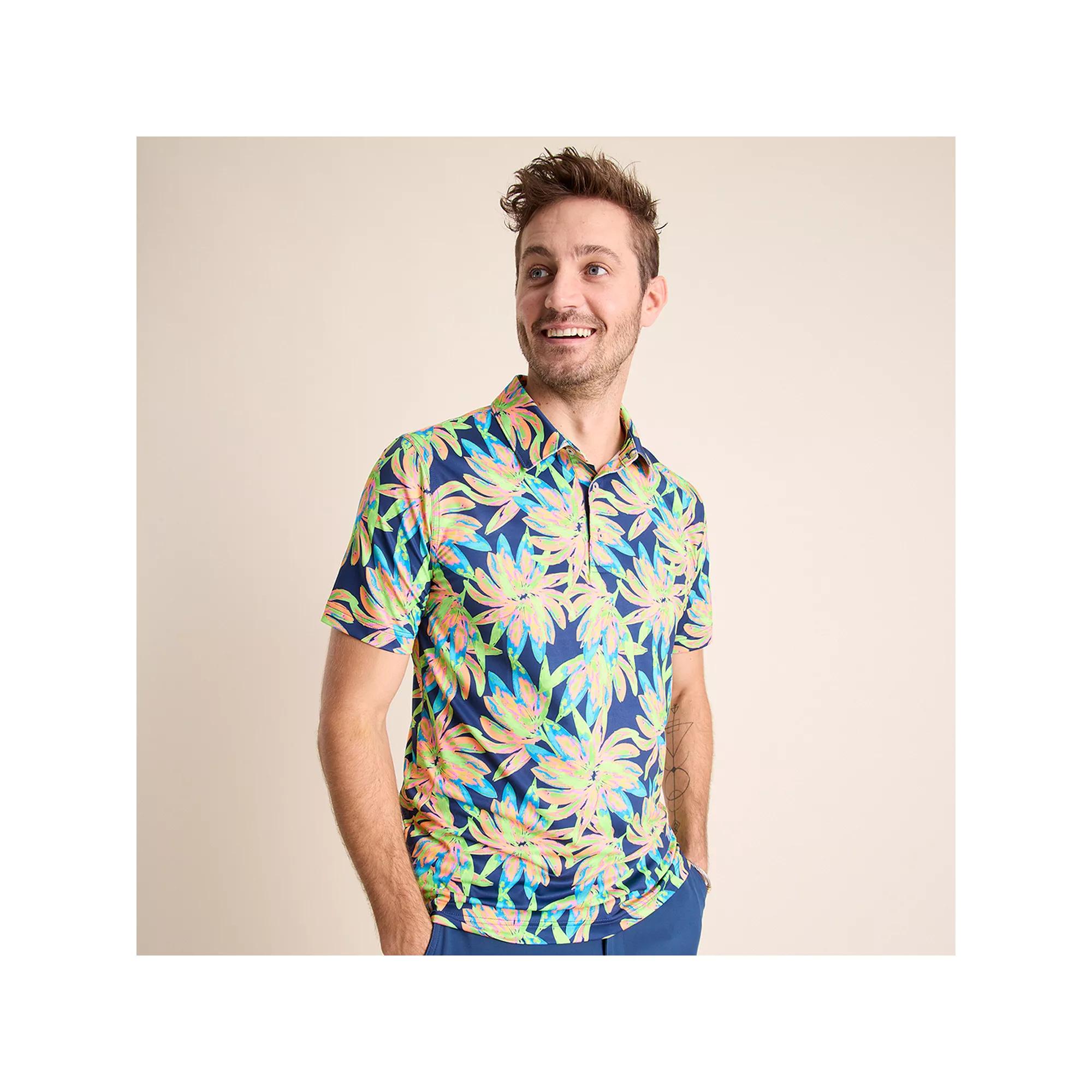 Men's Chubbies Performance Polo Shirt, Size: XL, Bright Green Product Image