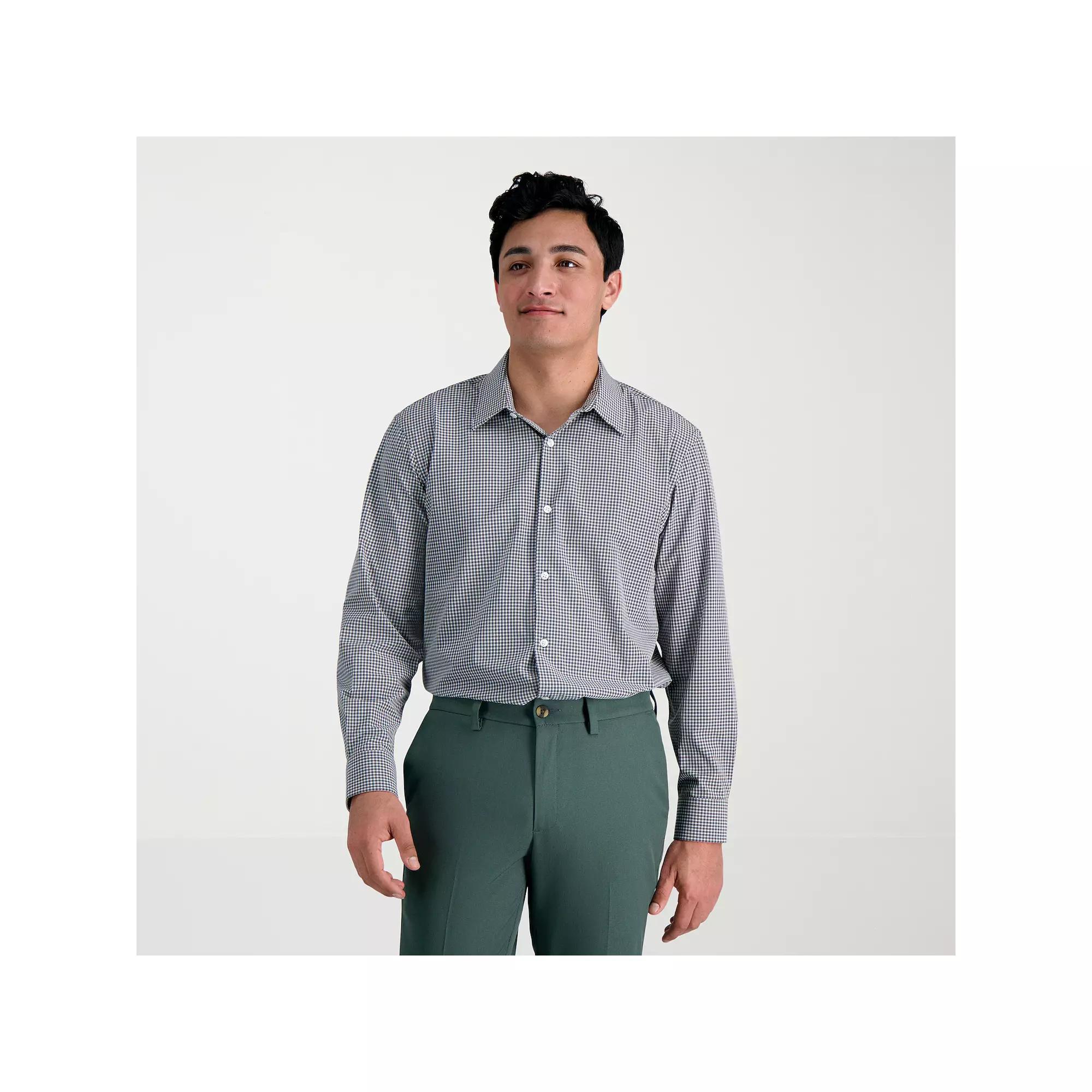 Men's Haggar® Smart Wash Classic Fit Patterned Dress Shirt,  Product Image