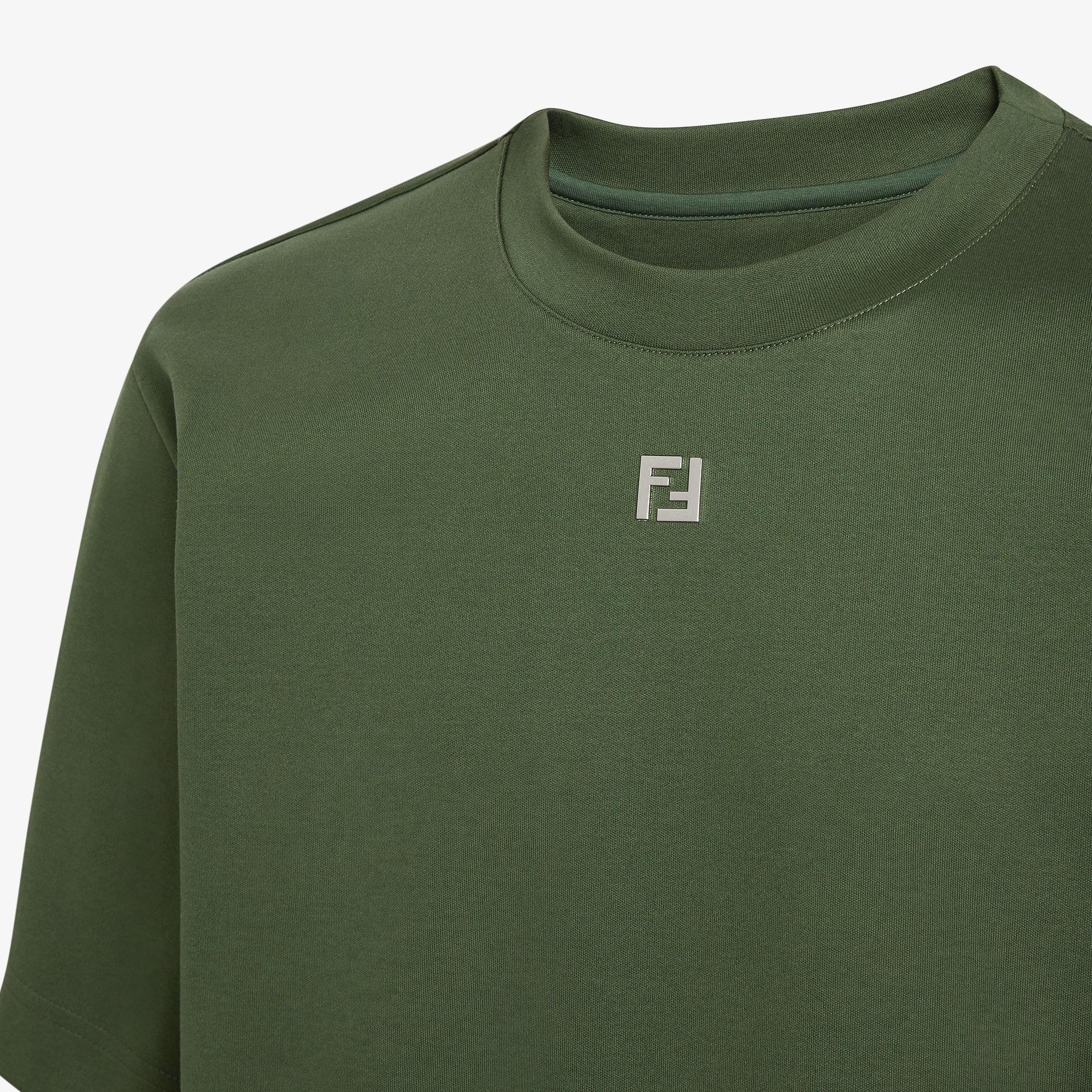 T-ShirtGreen cotton T-shirt Product Image