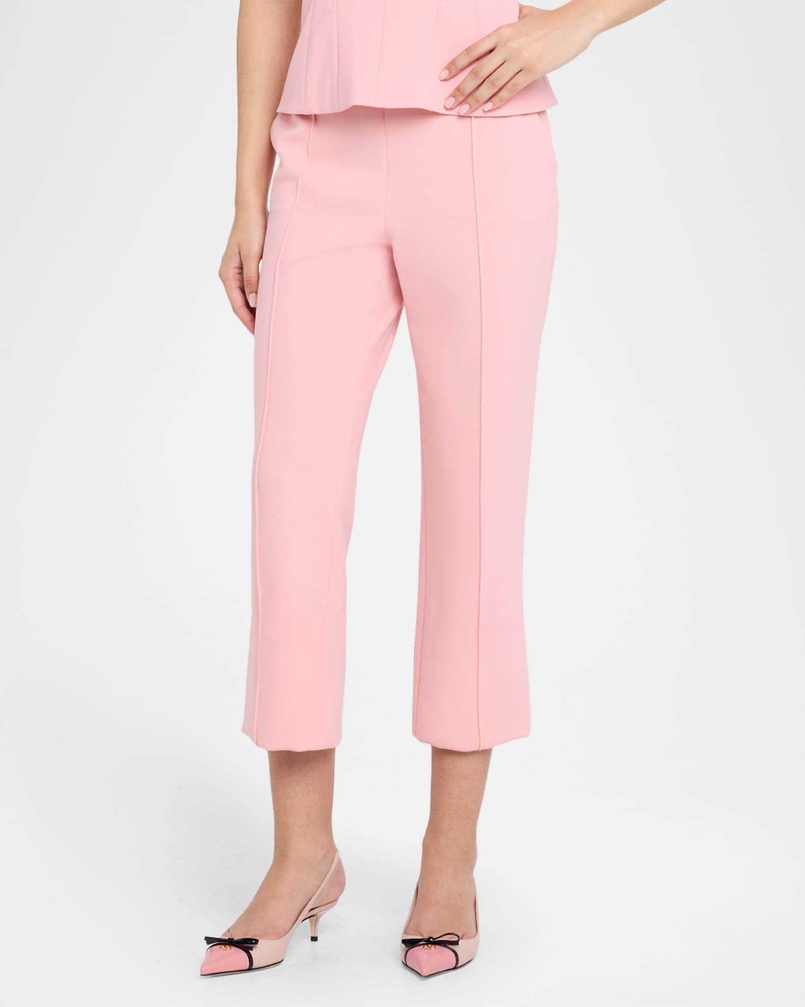 Toni Straight-Leg Crop Cuffed Pants Product Image