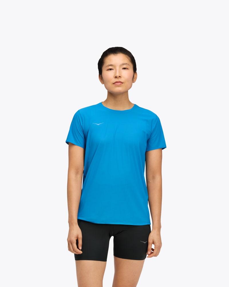 HOKA Womens Airolite Run Short Sleeve Shirt Product Image