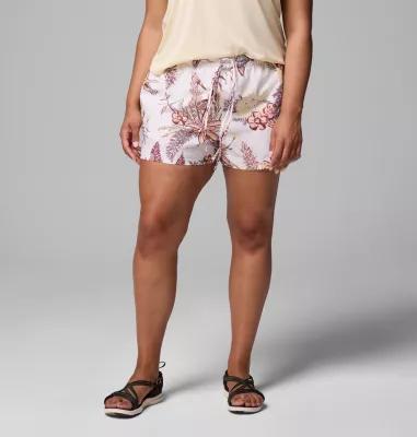 Columbia Womens Bogata Bay Print Shorts II - Plus Size- Product Image