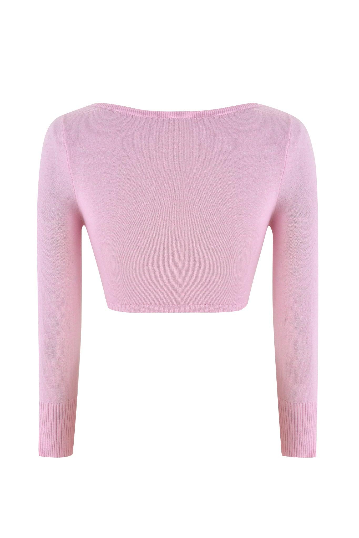 MORGANA CROP TOP - PINK Product Image