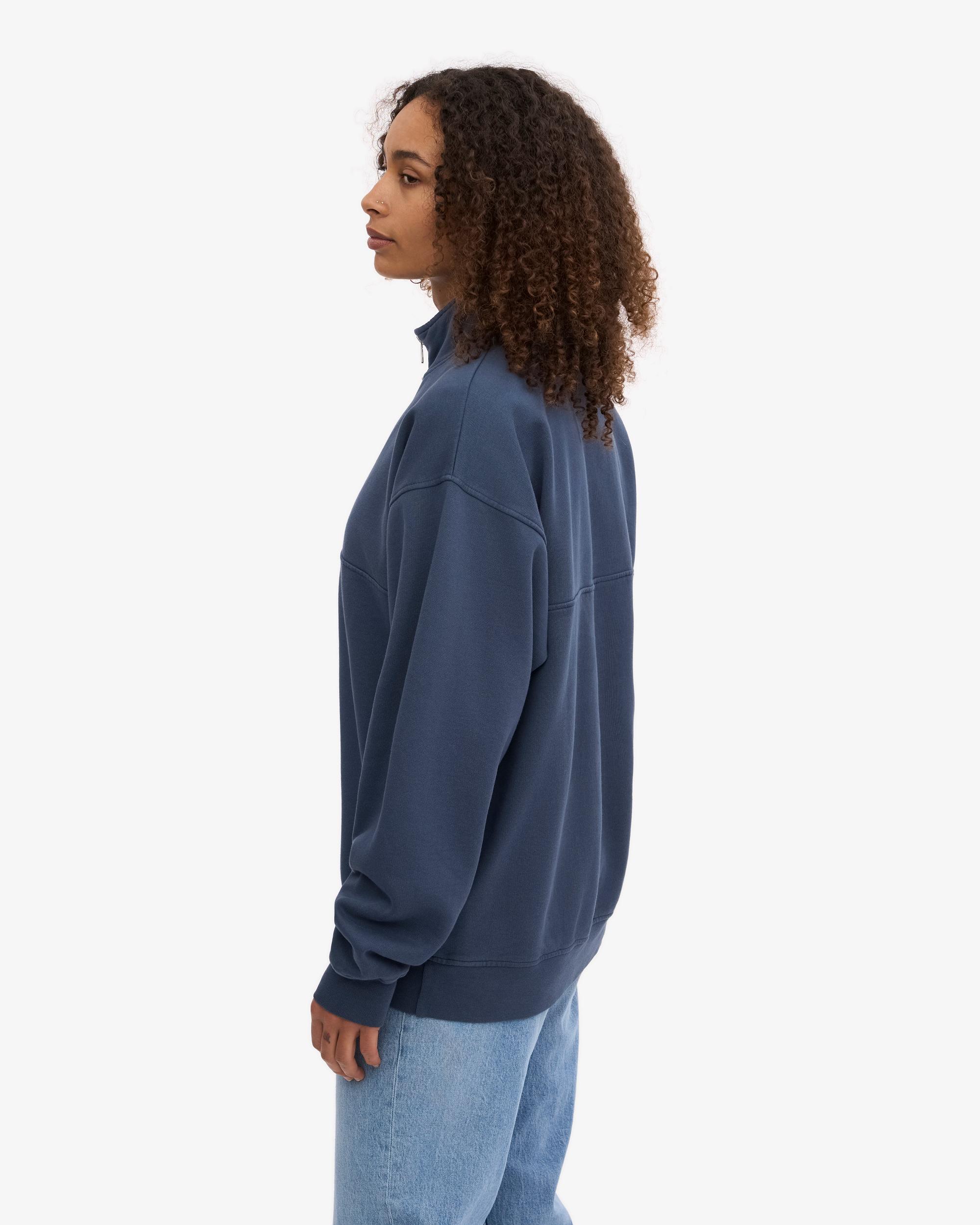 Organic Quarter Zip - Coffee Brown Product Image