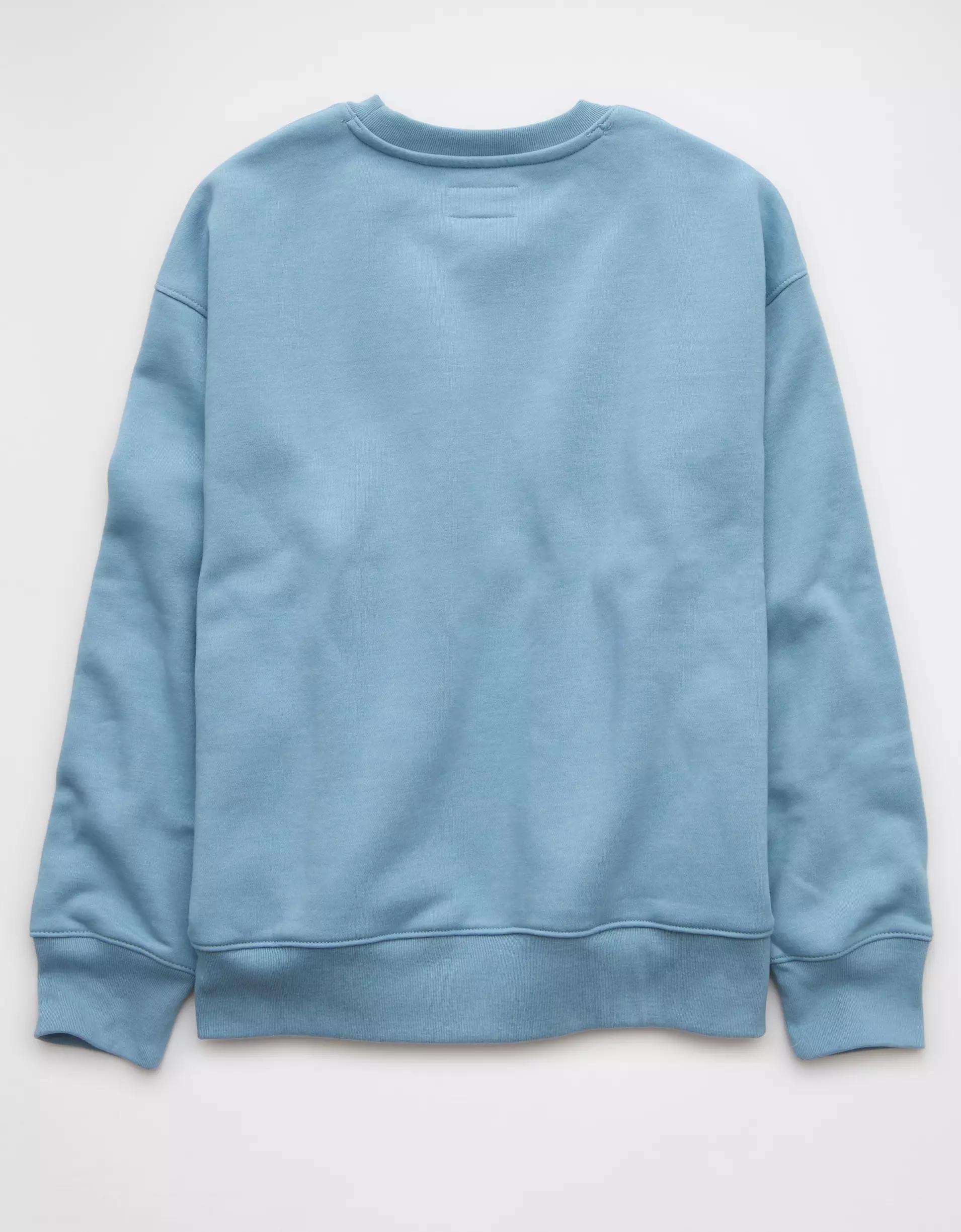 AE Everyday Luxe Crew Neck Sweatshirt Product Image