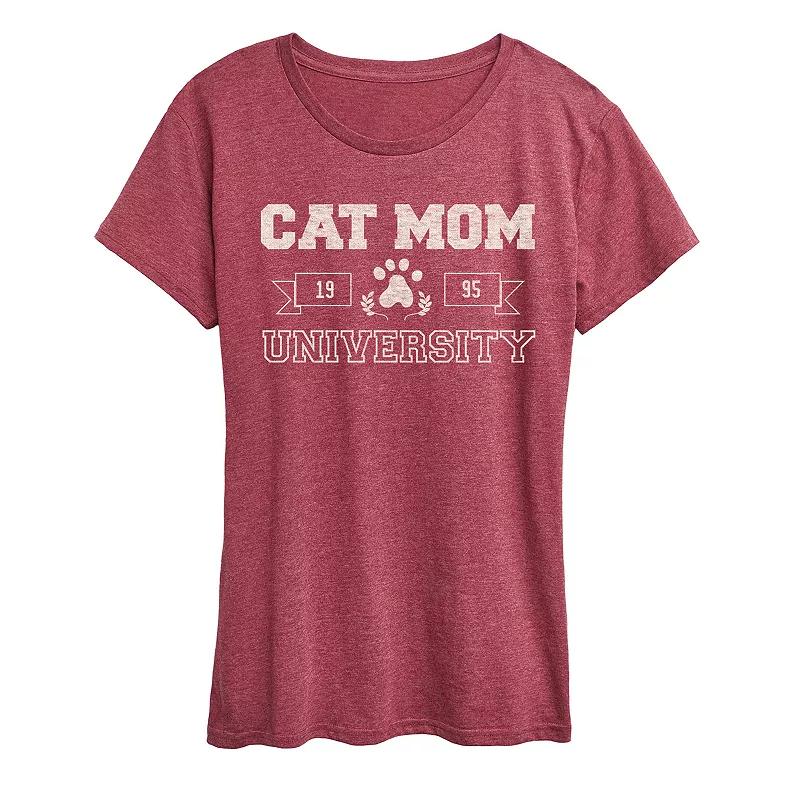 Women's Dog Mom University Graphic Tee,  Product Image