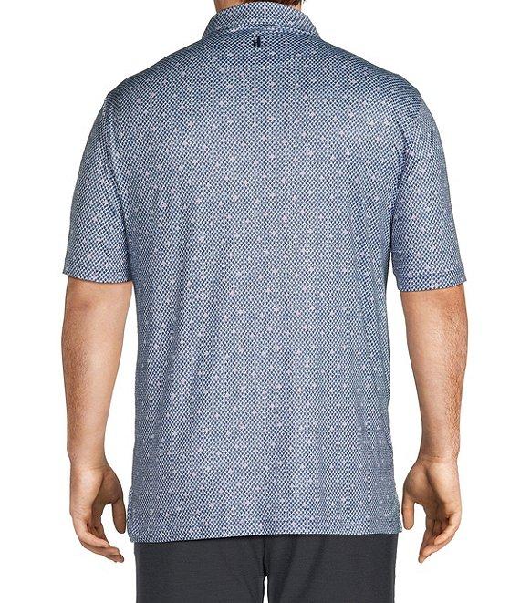 Johnnie-O Big & Tall Fernando Print Performance Stretch Short Sleeve Polo Shirt Product Image