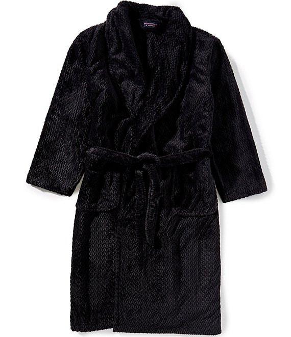 Roundtree & Yorke Plush Shawl Collar Solid Robe Product Image