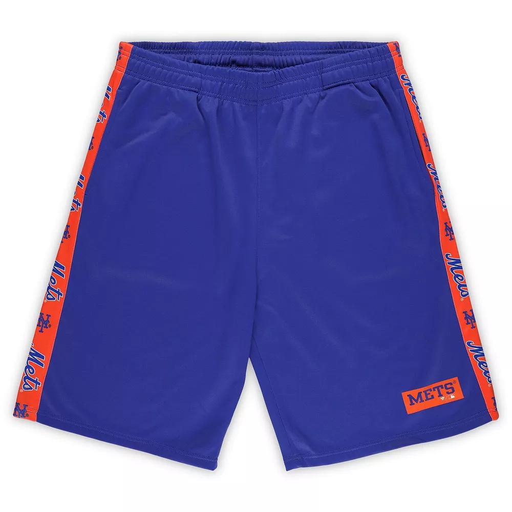 Men's Profile Royal New York Mets Big & Tall Fleece Shorts,  Product Image