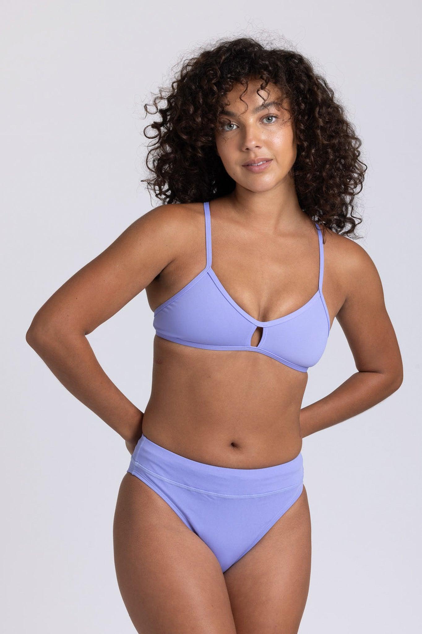Zoe Bikini Bottom - Lavender Female Product Image